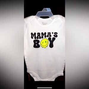 “Mama’s boy” onesie